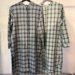 Talisha checkered tunic