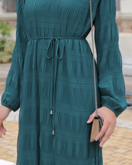 Thalia dress Darkgreen