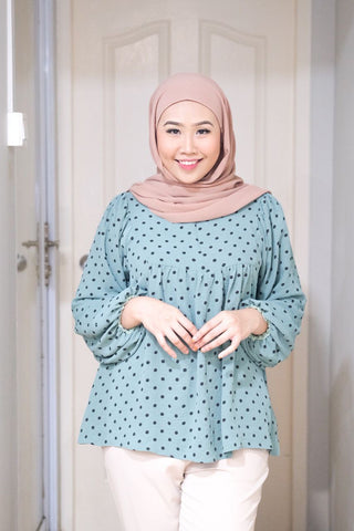 Ivy puff balloon sleeve top