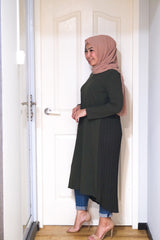 Isla back pleated long tunic #2