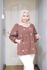 Erna puff balloon sleeve top #2