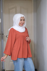 Yara puff balloon sleeve top