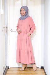 Lisa oversized midi tunic/dress v2 #4 Dustypink L