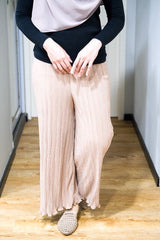 Sally pleated palazzo pants