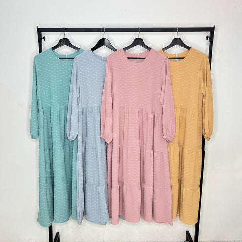 Amy tiered long midi tunic