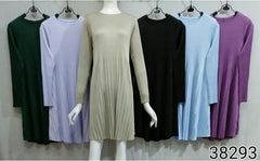 Long pleated babydoll tunic v2 #2 Lavender