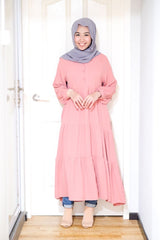 Lisa oversized midi tunic/dress v2 #4 Dustypink L