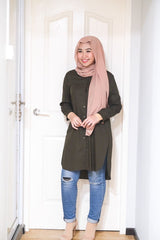 Talisha linen tunic Black M